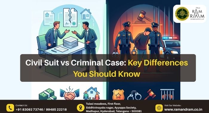 Civil Suit vs Criminal Case Key Differences You Should Know - Ram & Ram Associates LLP